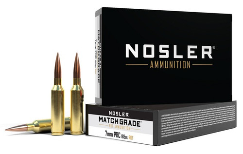 Nosler 7mm PRC Ammo 185gr RDF Ammunition - 20 Rounds