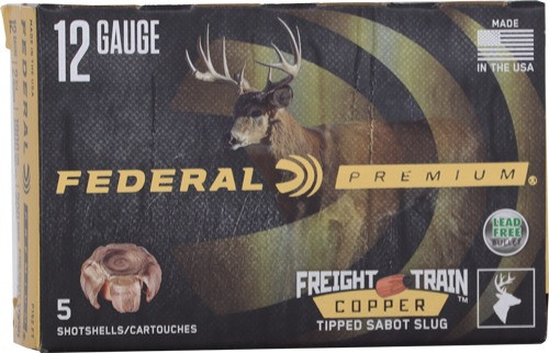 Federal 12 Gauge Ammo 300gr Sabot Slug Ammunition - 5 Rounds
