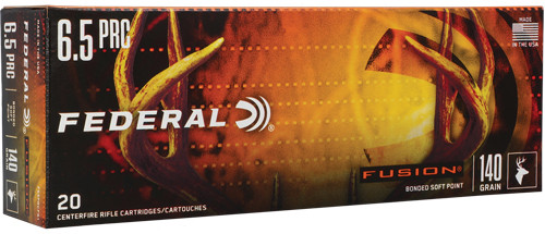 Federal 6.5 PRC Ammo 140gr Jacketed Soft Point Ammunition - 20 Rounds