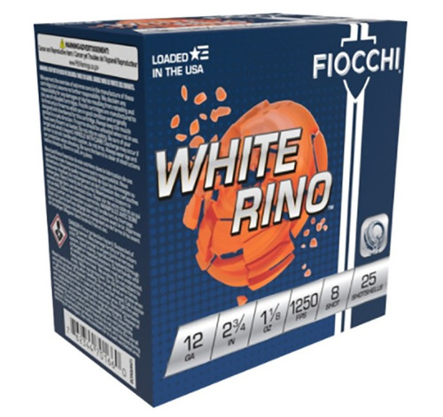 Fiocchi 12 Gauge Ammo 1 1/8 oz #8 Ammunition - 10 Rounds