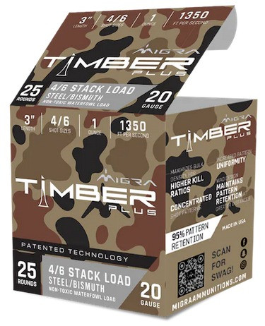 Migra 20 Gauge Ammo 1 oz #4-6 Ammunition - 25 Rounds