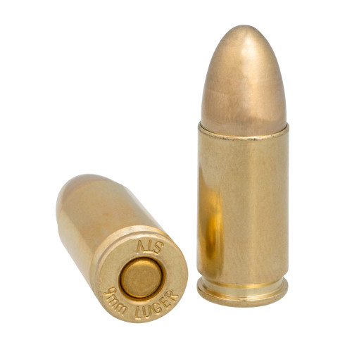 STV Technology 9mm Ammo 115gr Full Metal Jacket Ammunition - 50 Rounds STV Technology 9mm Ammo 115gr Full Metal Jacket Ammunition - 50 Rounds