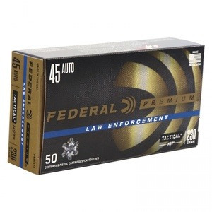 Federal .45 ACP Ammo 230gr JHP Ammunition - 50 Rounds