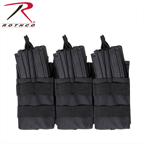 Rothco MOLLE Open Top Six Rifle Mag Pouch