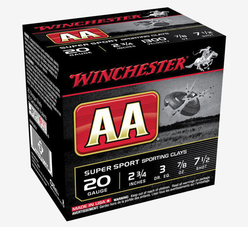 AA Sporting Clays VP 20ga., 2 3/4" #7.5