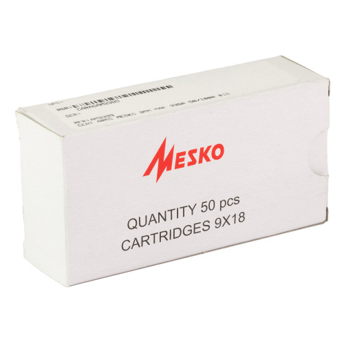 Century Arms 9mm Makarov Ammo 93gr FMJ Ammunition - 50 Rounds