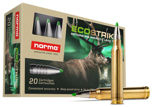 Norma 300 WSM Ammo 165gr EcoStrike PT Ammunition - 20 Rounds
