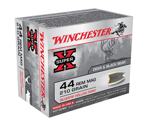 Winchester .44 Magnum Ammo 210gr JHP Ammunition - 20 Rounds