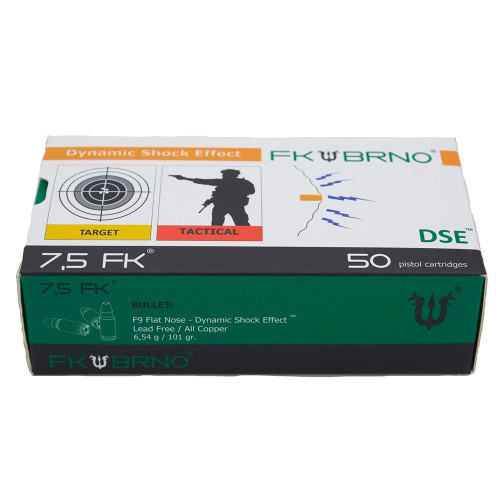 IFG 7.5 FK Ammo 101gr FN Ammunition - 50 Rounds