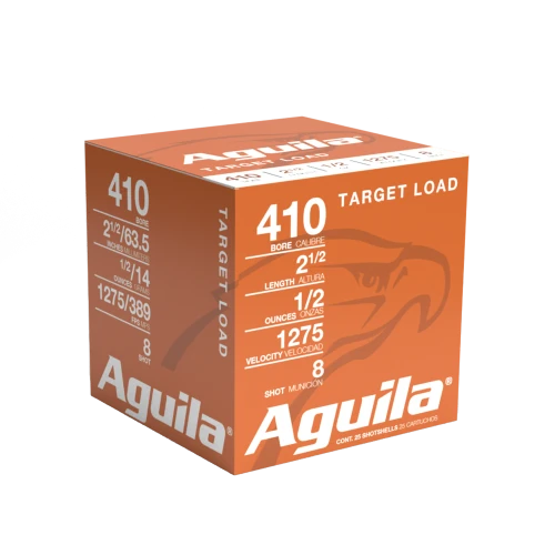 Aguila .410 Bore Ammo 1/2 oz #8 Lead Shot Ammunition - 25 Rounds
