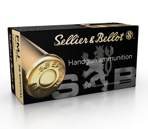 Sellier & Bellot .38 Special Ammo 158gr FMJ Ammunition - 1000 Rounds