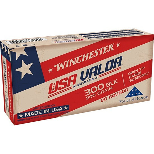 Winchester .300 AAC Blackout Ammo 200gr OT Ammunition - 20 Rounds