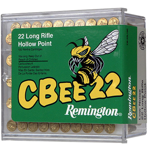 Remington .22 LR Ammo 33gr HP Ammunition - 100 Rounds