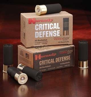 Hornady 12 Gauge Ammo 00 Buck 8 Pellets Ammunition - 10 Rounds