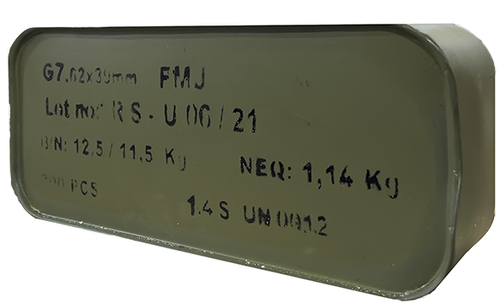 Romarm 7.62x39 Ammo 123gr FMJ Ammunition - 660 Rounds