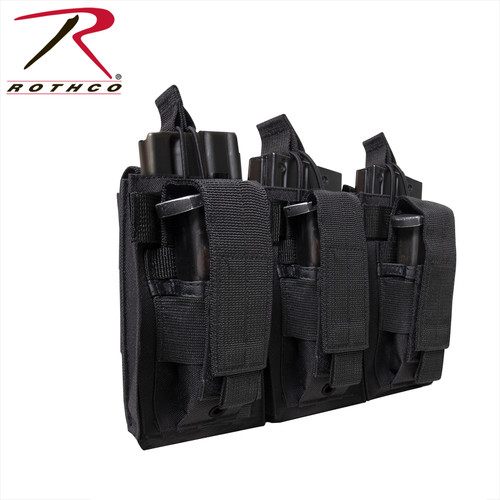Rothco MOLLE Triple Kangaroo Rifle and Pistol Mag Pouch