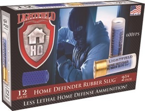Lightfield 12 Gauge Ammo 130gr Rubber Slug Ammunition - 5 Rounds