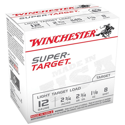 Winchester 12 Gauge Ammo 1-1/8 oz #7.5 Shot Ammunition - 250 Rounds