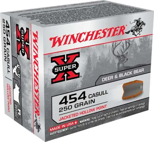 Winchester .454 Casull Ammo 250gr JHP Ammunition - 20 Rounds