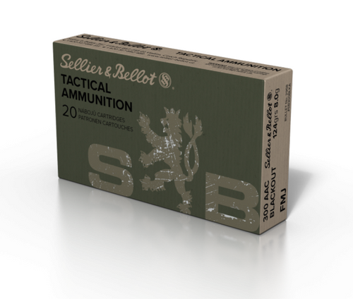 Sellier & Bellot 300 Blackout Ammo 124gr FMJ Ammunition - 1000 Rounds Sellier & Bellot 300 Blackout Ammo 124gr FMJ Ammunition - 1000 Rounds