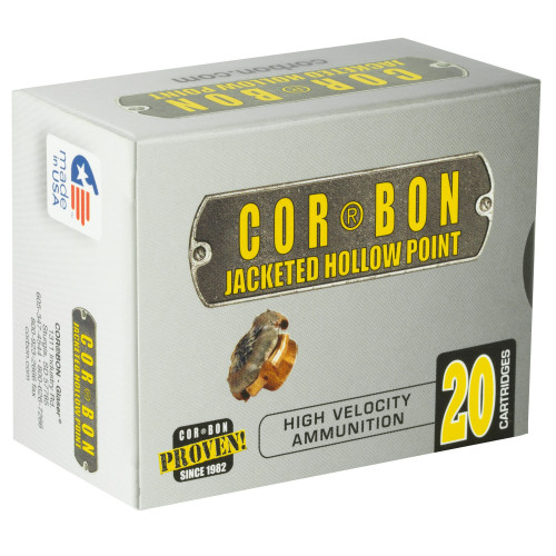 Cor-Bon .357 Magnum Ammo 110gr JHP Ammunition - 20 Rounds