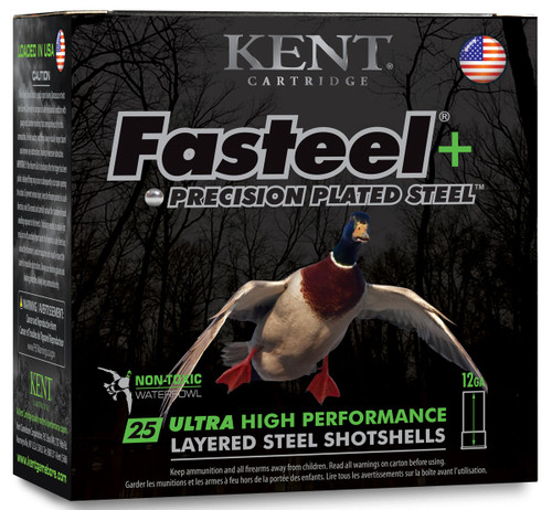 Kent Cartridge 12 Gauge Ammo 1-1/2 oz #2 and #4 Blended Shot Ammunition - 25 Rounds