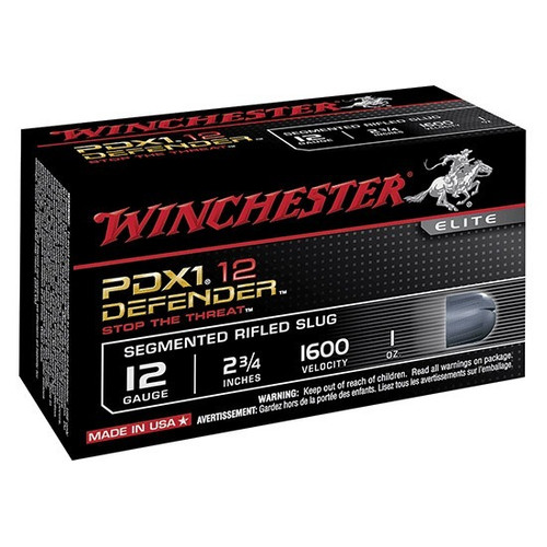 Winchester 12 Gauge Ammo 1 oz Rifled Slug Ammunition - 10 Rounds