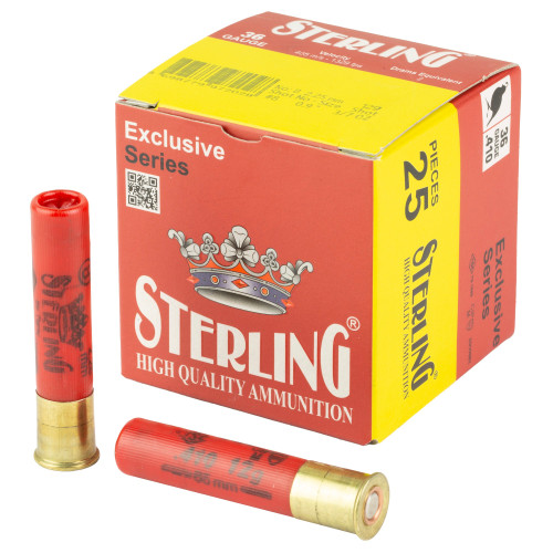 Sterling 410 Gauge Ammo 1/2 oz #8 Shot Ammunition - 25 Rounds