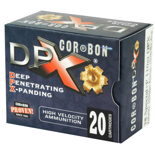 Cor-Bon 38 Special Ammo 110gr XPB Ammunition - 20 Rounds