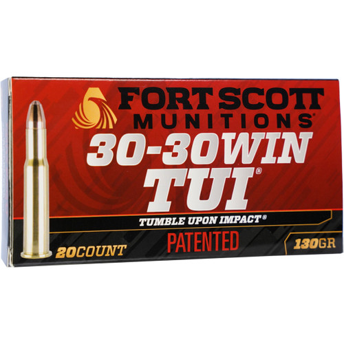 Fort Scott 30-30 Ammo 130gr TUI Ammunition - 20 Rounds