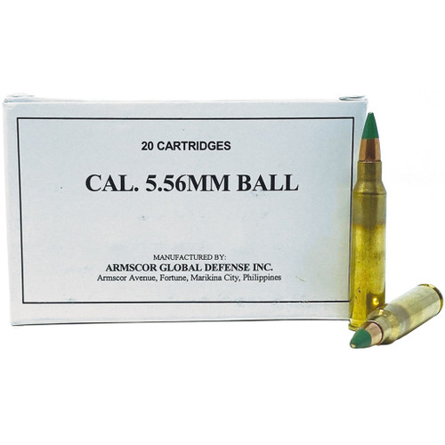 Armscor 556 Ammo 62gr FMJ Ammunition - 20 Rounds