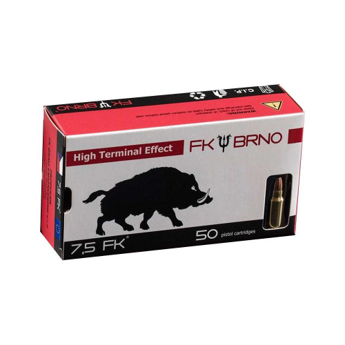 FK Brno 7.5 FK Ammo 95gr Copper Hollow Point Ammunition - 50 Rounds