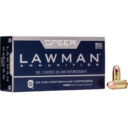 Speer 45 ACP Ammo 230gr TMJ Ammunition - 50 Rounds