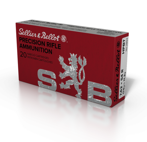Sellier & Bellot 7.62x54R Ammo 174gr HPBT Ammunition - 400 Rounds