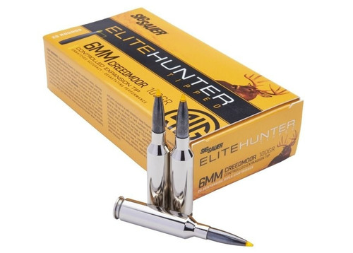 Sig Sauer 6mm Creedmoor Ammo 100gr SP Ammunition - 20 Rounds
