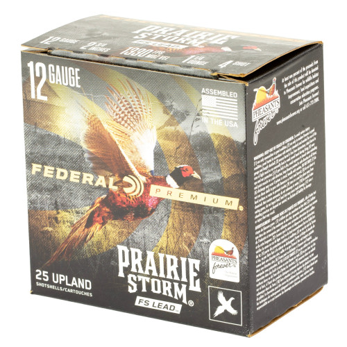 Federal 12 Gauge Ammo 1 1/4 oz #4 Lead Ammunition - 25 Rounds