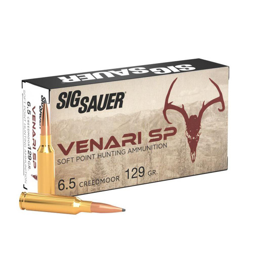 Sig Sauer 6.5 Creedmoor Ammo 129gr SP Ammunition - 20 Rounds