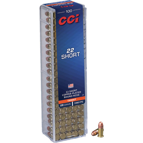 CCI .22 Short Ammo 29gr CPRN Ammunition - 100 Rounds