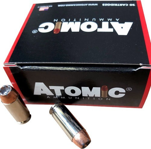 Atomic Ammunition 10mm Auto Ammo 155gr JHP Ammunition - 20 Rounds