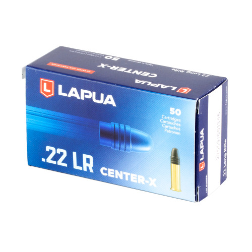 Lapua 22LR Ammo 40gr Lead Round Nose Ammunition - 50 Rounds