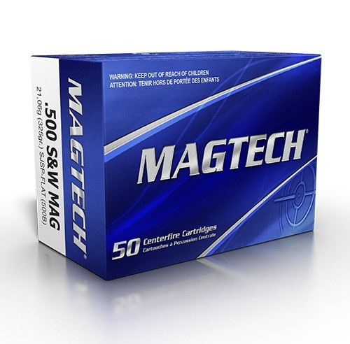 Magtech 500 S&W Ammo 325gr SJSP Ammunition - 500 Rounds