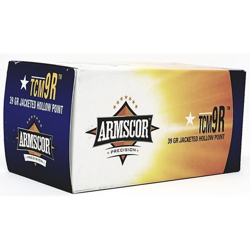 Armscor 22 TCM 9R - Ammo 39gr JHP Ammunition - 100 Rounds