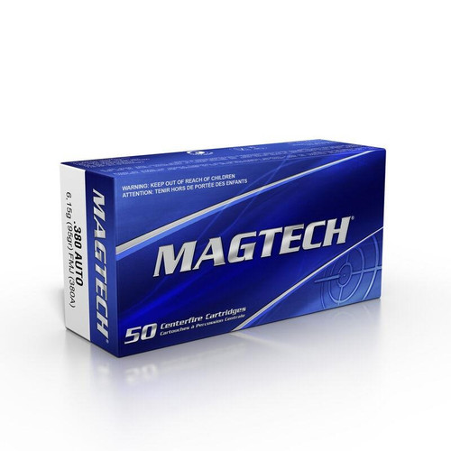 Magtech .380 Auto Ammo 95gr FMJ Ammunition - 1000 Rounds
