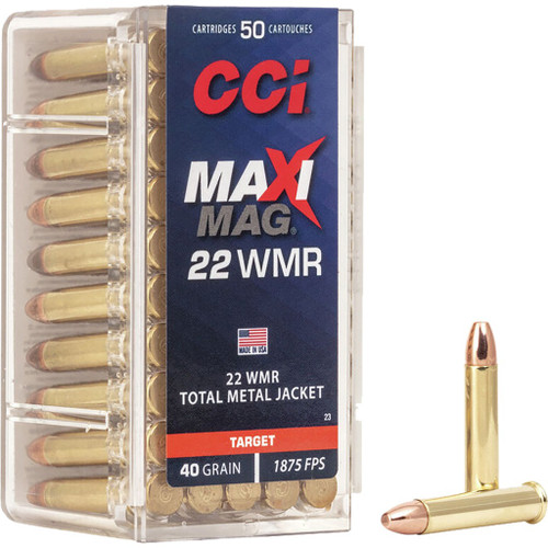 CCI .22 WMR Ammo 40gr TMJ Ammunition - 50 Rounds