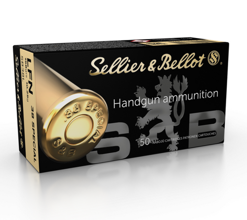 Sellier & Bellot .38 Special Ammo 158gr Lead Flat Nose Ammunition - 1000 Rounds