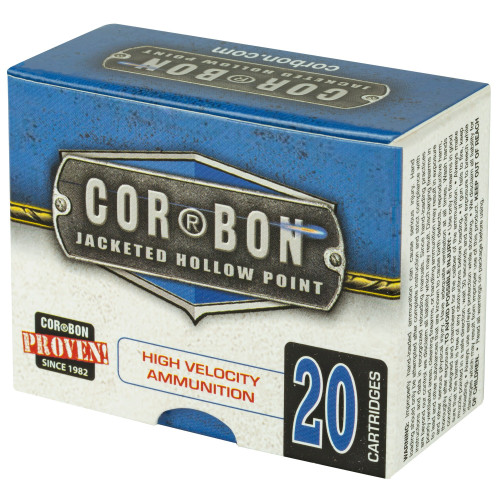 Cor-Bon 9mm Ammo 90gr JHP Ammunition - 20 Rounds