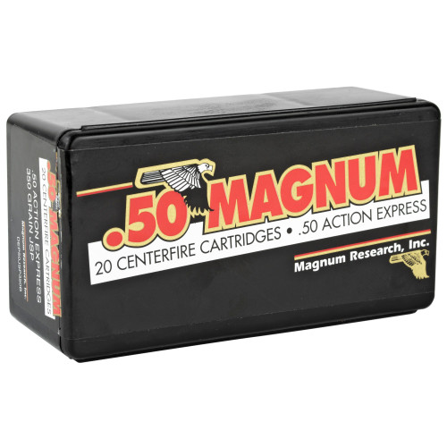 Magnum Research .50 Action Express 350gr JSP Ammo - 20 Rounds