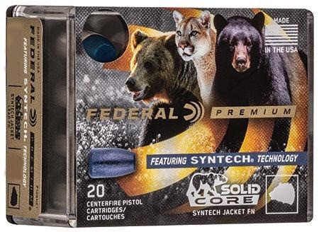 Federal 357 Mag Ammo 180gr Solid Ammunition - 20 Rounds