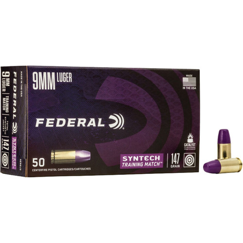 Federal 9mm Ammo 147gr TSJ Ammunition - 50 Rounds