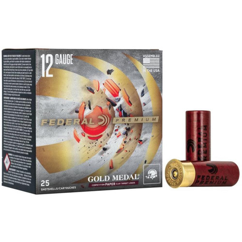 Federal 12 Gauge Ammo 1 oz #8 Lead Ammunition - 25 Rounds
